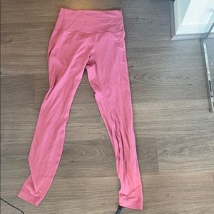 Blush lululemon leggings - align 25”